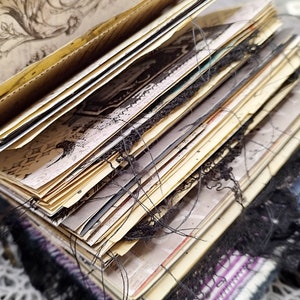 Satanic Journal Tarot Junk Journal Handmade, Satanic Goth Book, Witchy Dark Forest ...
