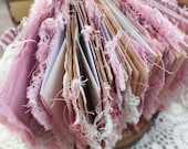 Basic Junk Journal Handmade Book Kit 6.5x5, Rustic Wedding