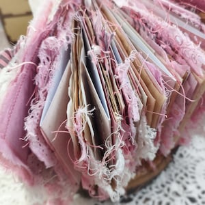 Basic Junk Journal Handmade Book Kit 6.5x5, Rustic Wedding