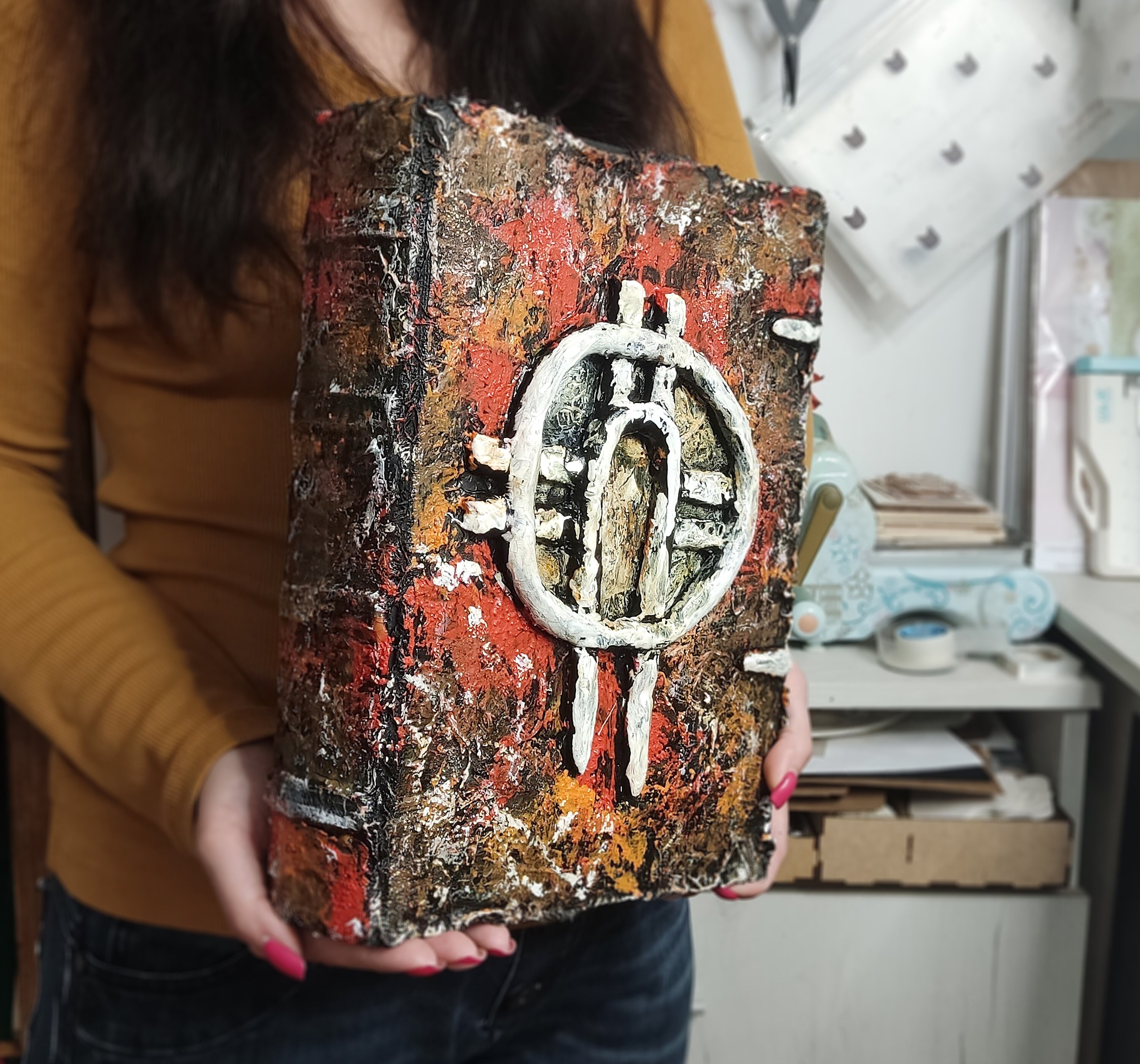 XXL Unique Custom Grimoire Journal by Your Image to Order