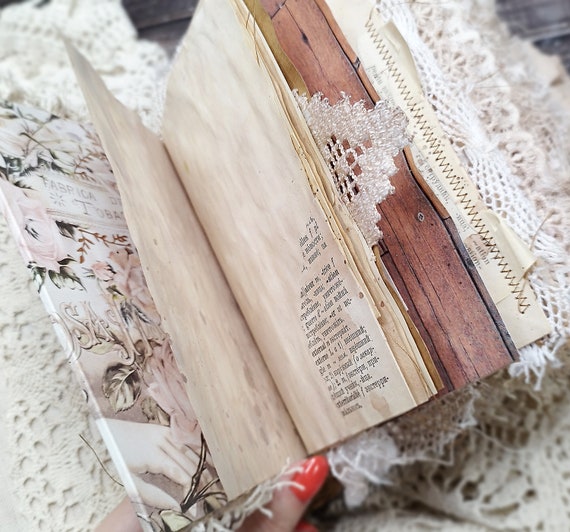 Basic Junk Journal Handmade Book Kit 6.5x5, Rustic Wedding Photo Album, Incredible Beautiful Botanical Medieval Scrapbook, Dusty Rose - Etsy Basic Junk Journal Handmade Book Kit 6.5x5, Rustic Wedding Photo Album, Incredible Beautiful Botanical Medieval Scrapbook, Dusty Rose - Etsy