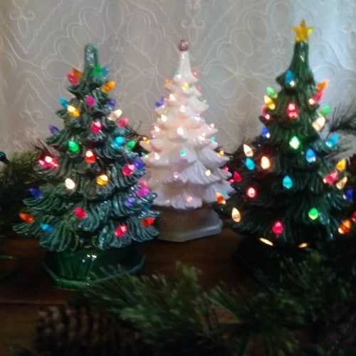 Ceramic Christmas Tree No Star Ceramic Christmas Tree With Etsy