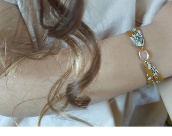 Bracelet liberty et pierre Jasmine
