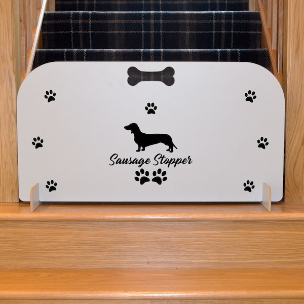 Dog Stopper - paw print, Dog Stop, Sausage Stopper, Stair Stop, Door Stopper, Dog Stair Gate, Pet Gate, Cockapoo, Dachshund,