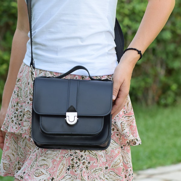 leather shoulder bag,womens black leather bag,leather crossbody bag,shoulder bag women,gift for her,leather bag women,handmade bag women