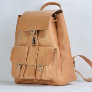 leather backpack,large leather backpack,handmade backpack,college bag,leather rucksuck,leather travel bag,waxed leather backpack,rucksuck