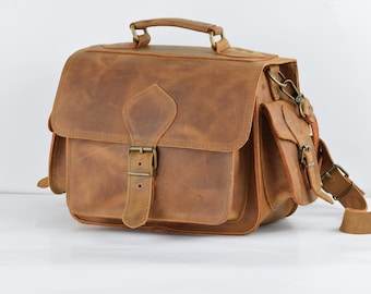 Leather camera bag,Camera bag,DSLR camera bag,Men's leather bag,Leather shoulder bag man,Crossbody bag man,Unisex leather bag,men's bag