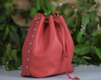 sac seau en cuir, sac boho en cuir femme, cadeau pour elle, sac en cuir pour femme, sac à bandoulière en cuir, sac pochette en cuir, sac à bandoulière en cuir, sac boho