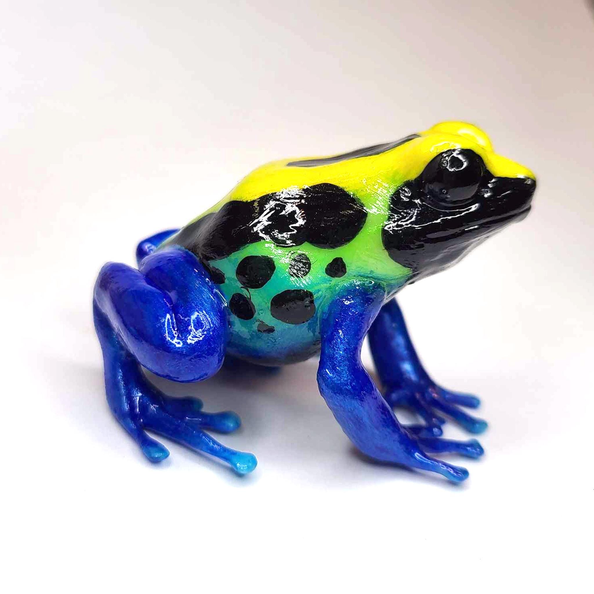 ヤドクガエル - 手描き樹脂製カエルの置物 - 複数種 - Etsy 日本
