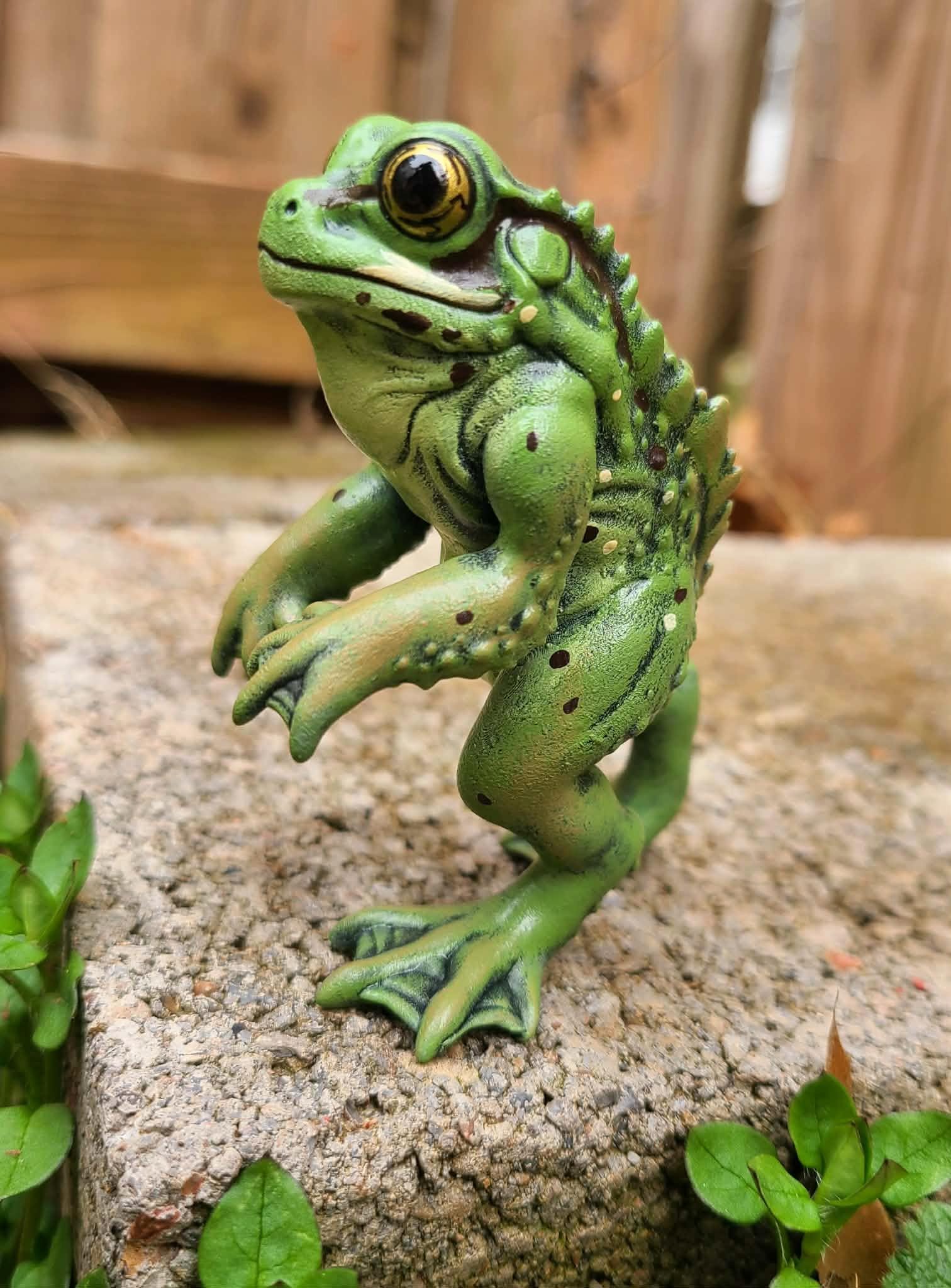 Loveland Frog Figure - Hand Painted Resin Frog Cryptid - Multiple