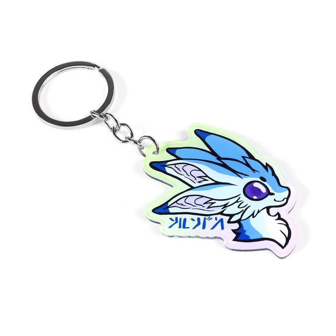 Avali Bust Acrylic Double-sided Keychain With Avali Scratch - Blue Jay ...