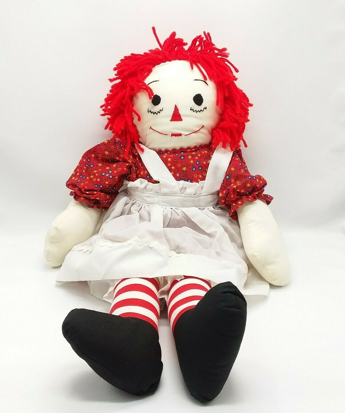 Handmade Vintage Raggedy Ann Doll 24 Charming Sweet Etsy