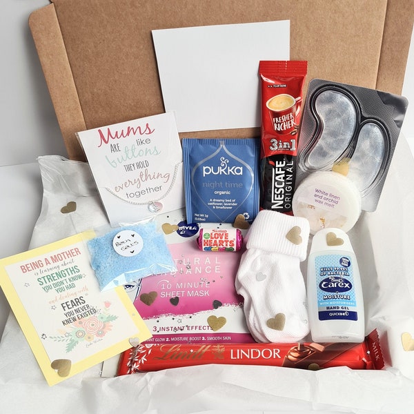 New Mum Mummy Pamper Gift Box, Mum Letterbox Gift, Spa, Beauty, Mum Letterbox Gift, Mothers Day Hamper, New Mum Hamper, Gift Care Package