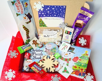 Kids Unisex Christmas Eve Activity Selection Box, Christmas Eve Box, Xmas Letterbox Gift, Kids Christmas Box, Reindeer Food, Kids Eve Box