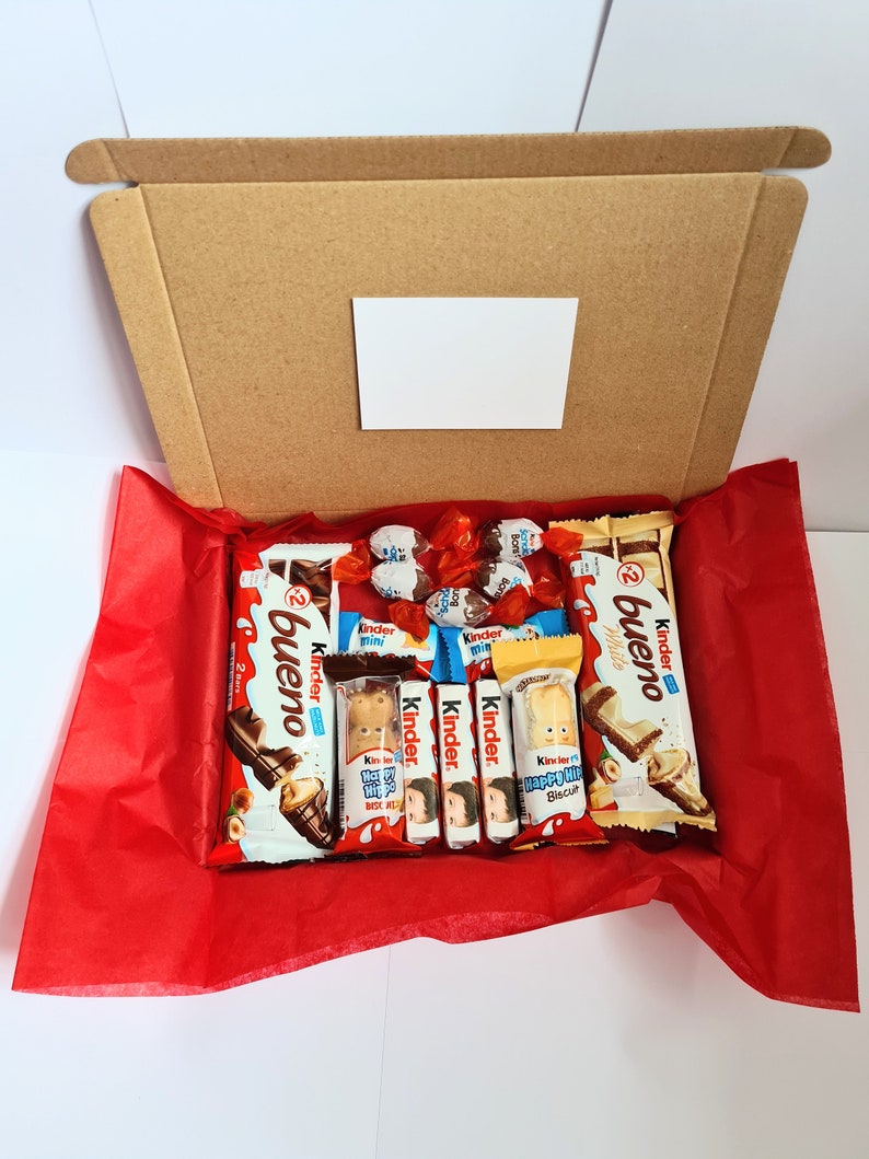 Kinder Bueno Chocolate Gift Box Letterbox Chocolate Kinder - Etsy