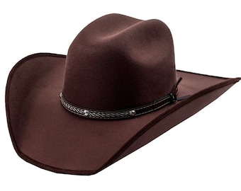 Brown Dubetina western cowboy hat, THE OLD BERISTAIN