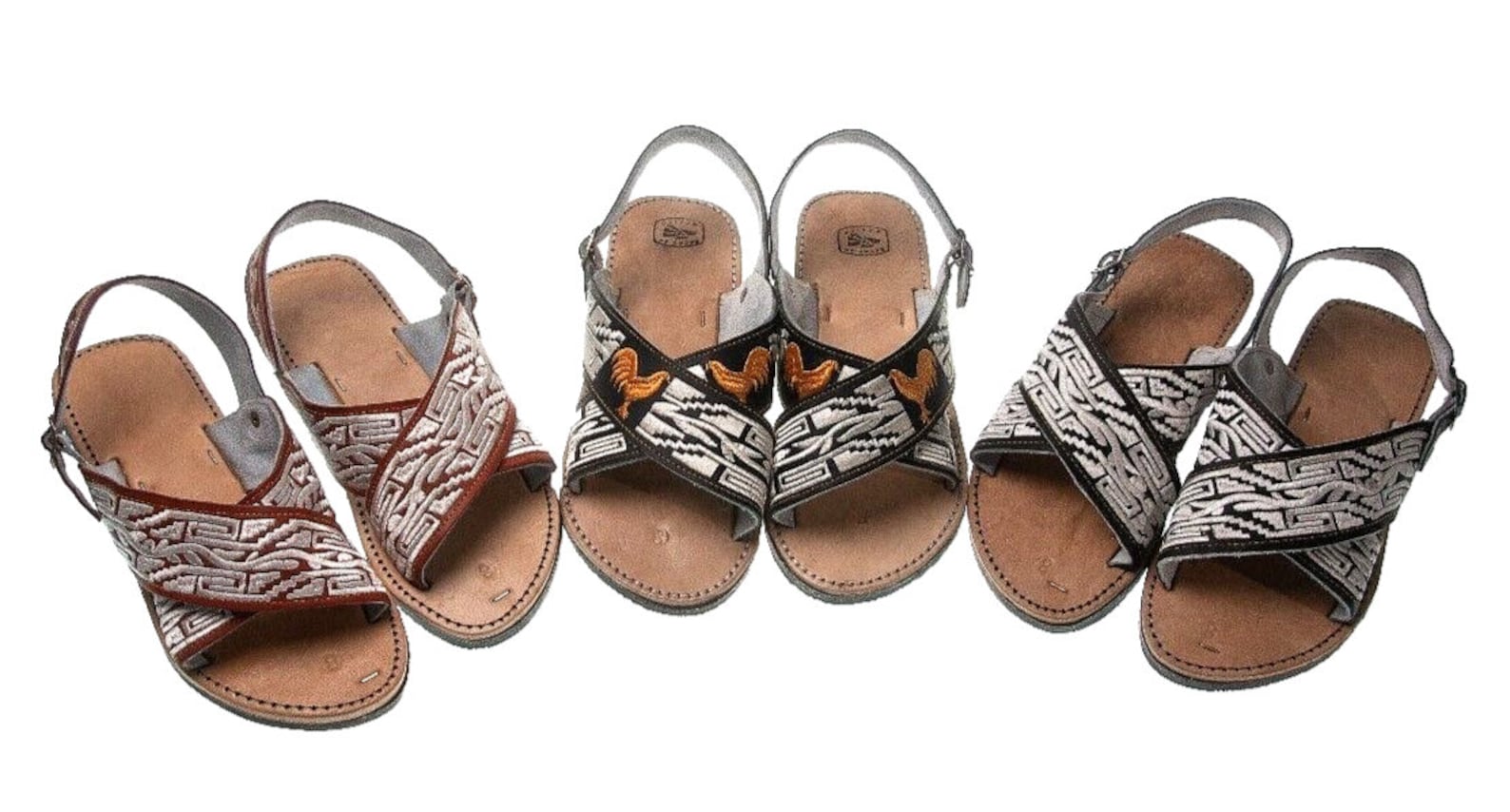 huaraches mexicanos cruzados
