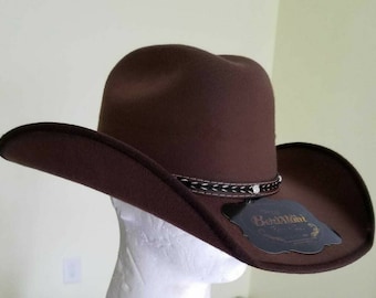 Brown Dubetina Western Cowboy Hat THE 