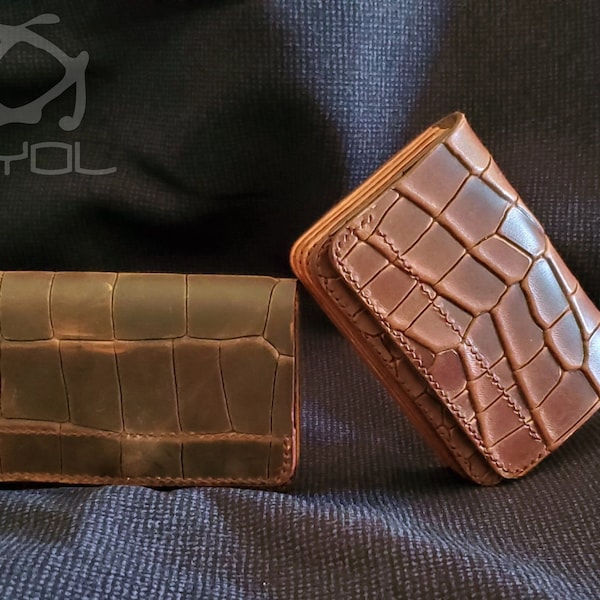 Leather Accordion Card Wallet / Card Holder / Card Case [PDF Pattern with Instructions]