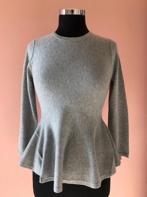 Peplum pullover hot sale