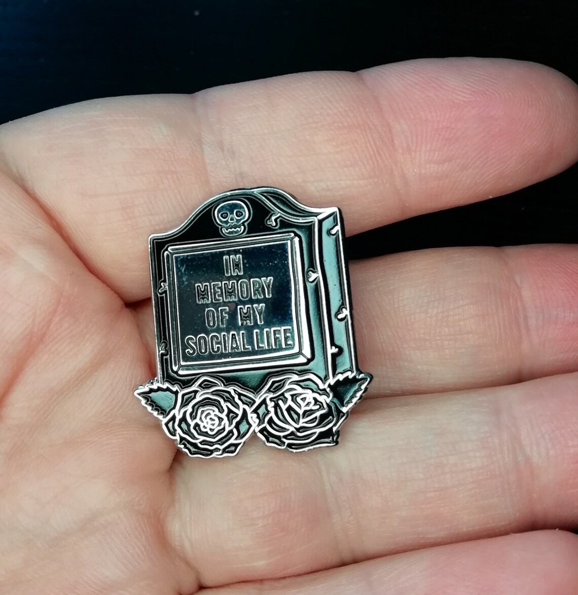 Gothic Enamel Pin Spooky Pin for Bags Collectible Pins | Etsy