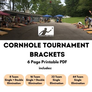 16 Bracket Double EliminationEtsy