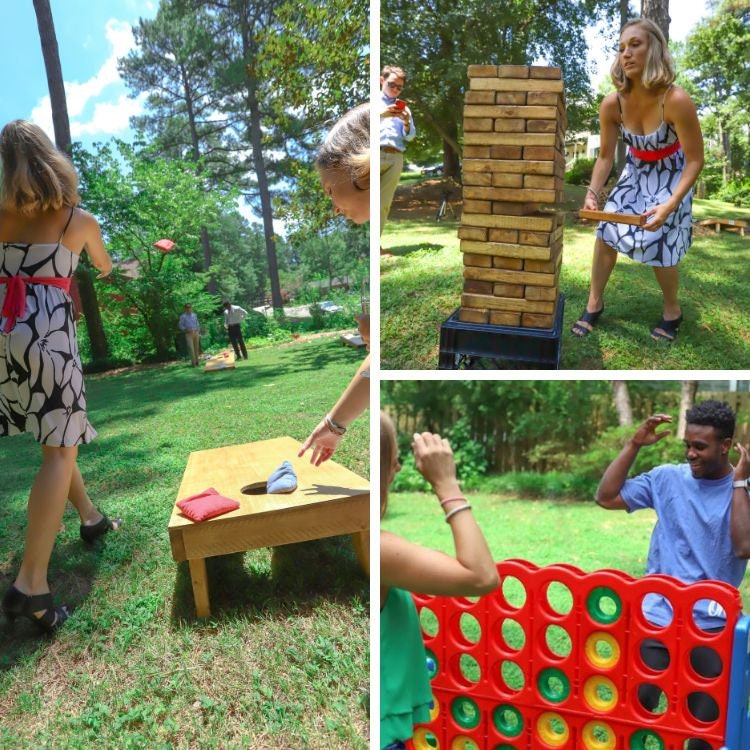 Digital Download Complete Yard Game Olympics Guide Instructions and