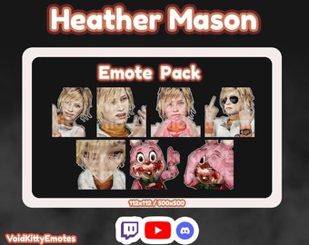 Heather Mason and Robbie emotes | Silent Hill 3 | Dead by Daylight | twitch | discord | youtube  | Streamer | Vtuber