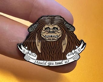 Labyrinth Ludo Inspired Enamel Pin - Cult Film  - Gothic Accessories - Should You Need Us - Carrie Anne Hudson Art