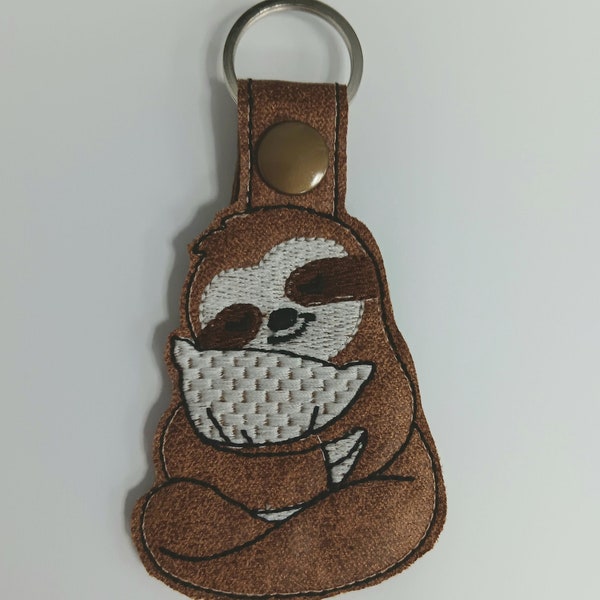 Keyring sloth, pendant