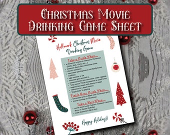 Movie Drinking Game - Etsy