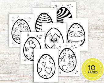 easter egg coloring etsy