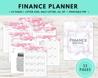 Finance Planner, Budget Planner Printable, Budget Planner Monthly, Budget Planner Book, Budget Worksheet Printable, Finance Template