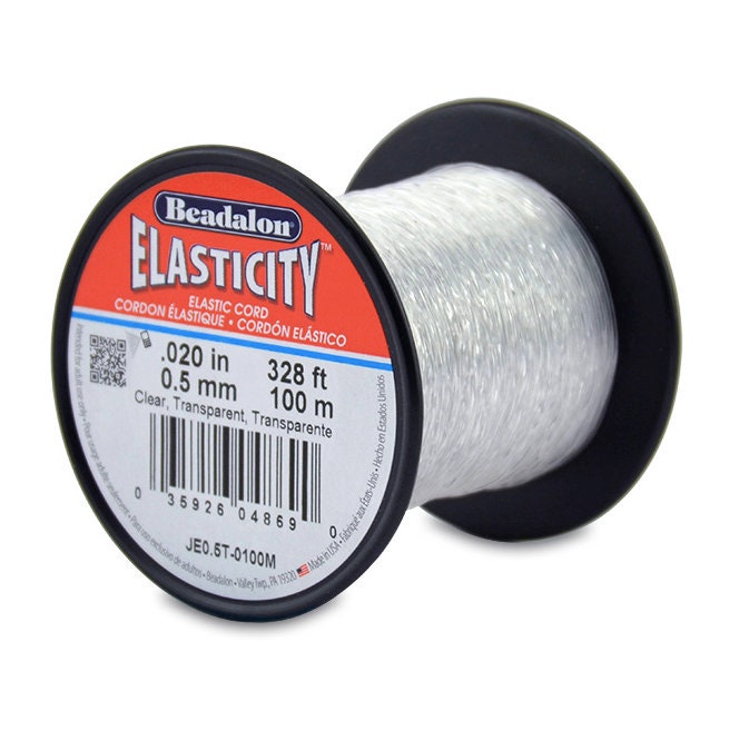 Translucent .5mm Elastic String Elastic Cord Clear Beading Thread Stretch Cord  Bracelet String  Crystal Thread 