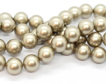 Swarovski 4mm Platinum Pearls (459) Wholesale SWAROVSKI Pearls - Bulk SWAROVSKI Pearls - Swarovski Pearl Strands