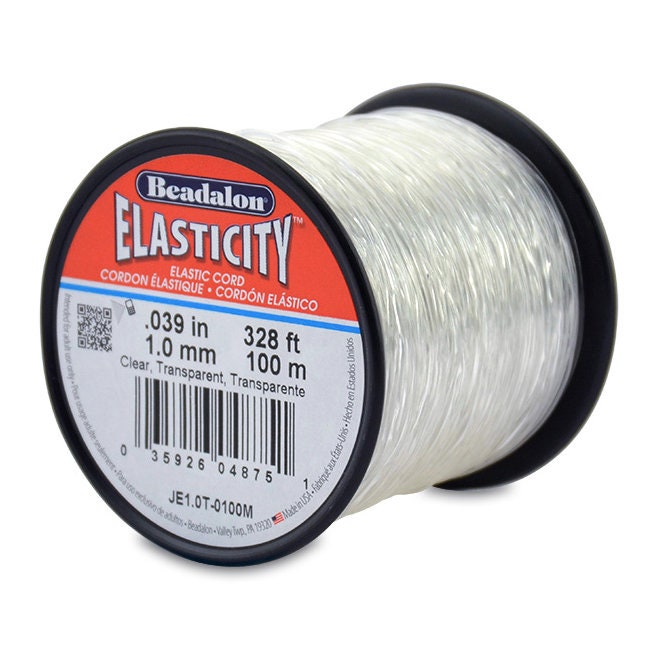 1 m clear elastic (6 mm) silicone elastic tape