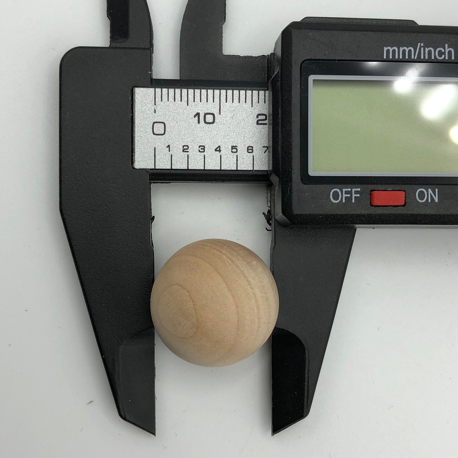 Decorative Wooden Balls 3/4 Round Etsy