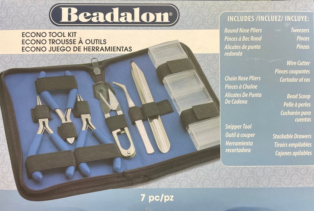 Beadalon Econo Tool Kit, Zip Pouch, 7 Pc MSRP 30.79! Etsy