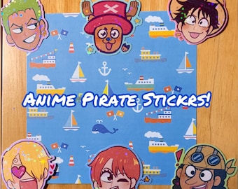 Anime Pirates | Holographic Stickers