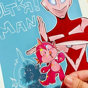 Ultraman Rising | Emi, Ultraman | STICKER and Matte Mini ART PRINT