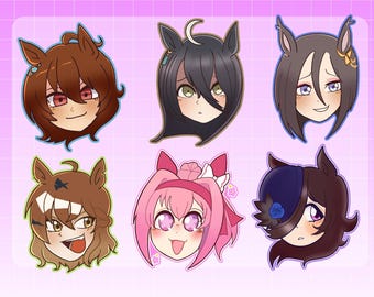 Umamusume Pretty Derby | Holographic Glitter STICKERS