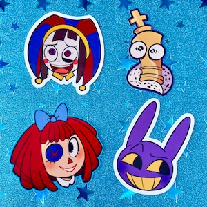 The Amazing Digital Circus | Pomni,Ragatha,Caine,Jax,gummigoo | STICKERS