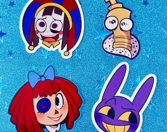 The Digital Circus Stickers | Pomni, Ragatha, Jax...