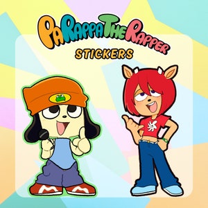 Parappa and Lammy STICKERS