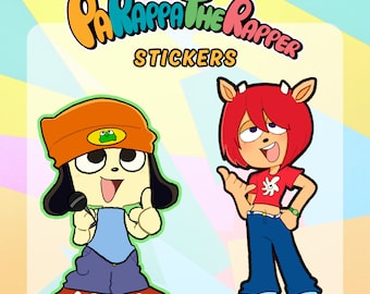 Parappa and Lammy STICKERS