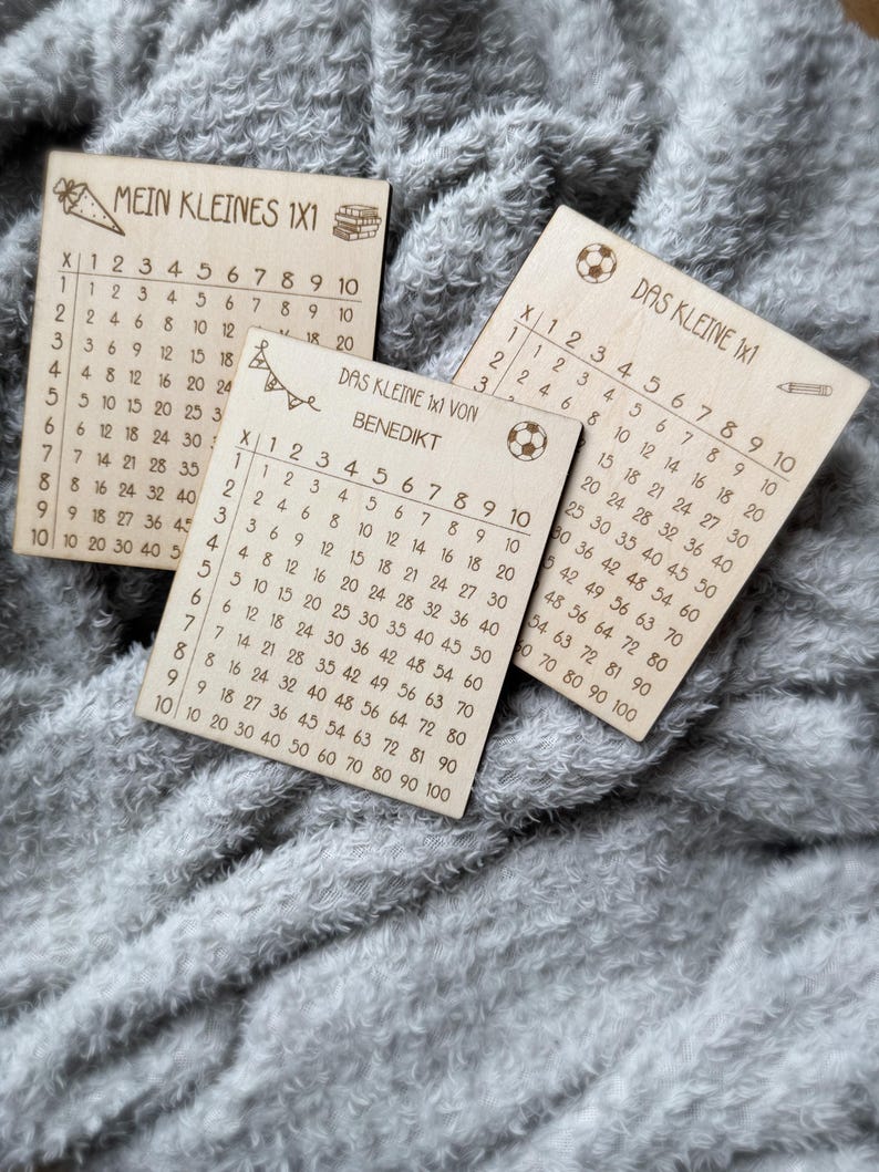The Little Multiplication Table Chalkboard - Gift, First Day of School ...