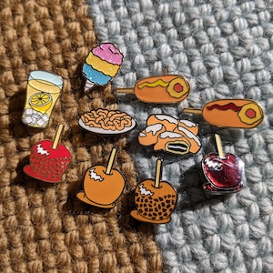 Fun Fair Food Mini Pins