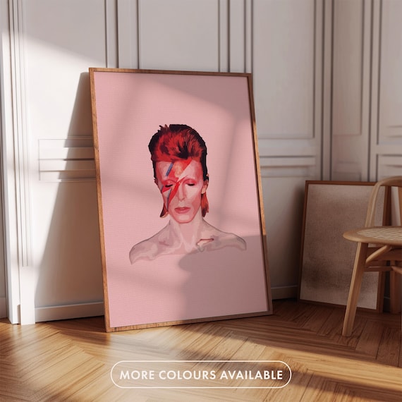David Bowie | Stardust | Digital Art Painting | A5 A4 A3 A2 | Music Print | Lyrics Print | Indie Art | Gig Poster