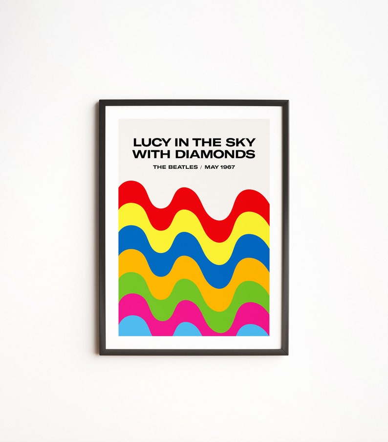 The Beatles Lucy In The Sky With Diamonds A5 A4 A3 A2 Music Print the-beatles-lucy-in-the-sky-with-diamonds-a5-a4-a3-a2-music-print