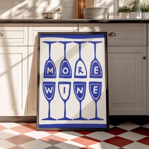 Impresión artística minimalista de vino, ilustración de cóctel, decoración de pared sin marco, póster moderno para cocina y comedor, impresión artística moderna de bebidas